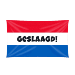 XXL Flag - Geslaagd rwb XXL Flag - Geslaagd rwb