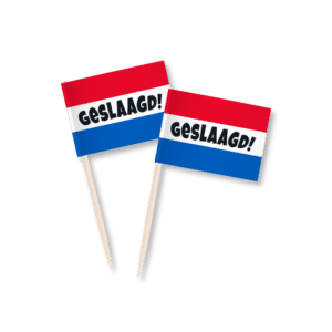 Cocktail prikkers - Geslaagd rwb