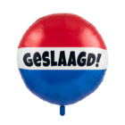 Folieballon Geslaagd rwb - 74 cm Folieballon Geslaagd rwb - 74 cm