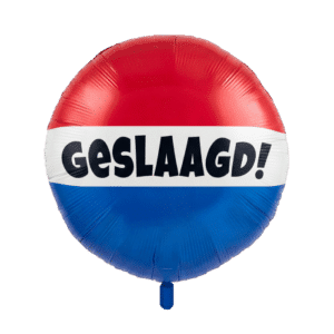 Folieballon Geslaagd rwb - 74 cm