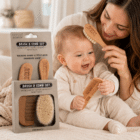 Cadeauset met Houten Kam en Borstel met Wol Cadeauset met Houten Kam en Borstel met Wol