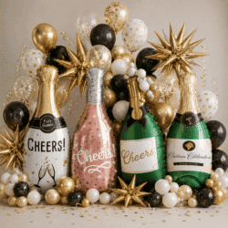Folieballonnen champagnefles