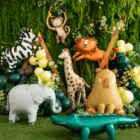 Staande folieballon giraffe 114 cm - 1 stuks Staande folieballon giraffe 114 cm - 1 stuks