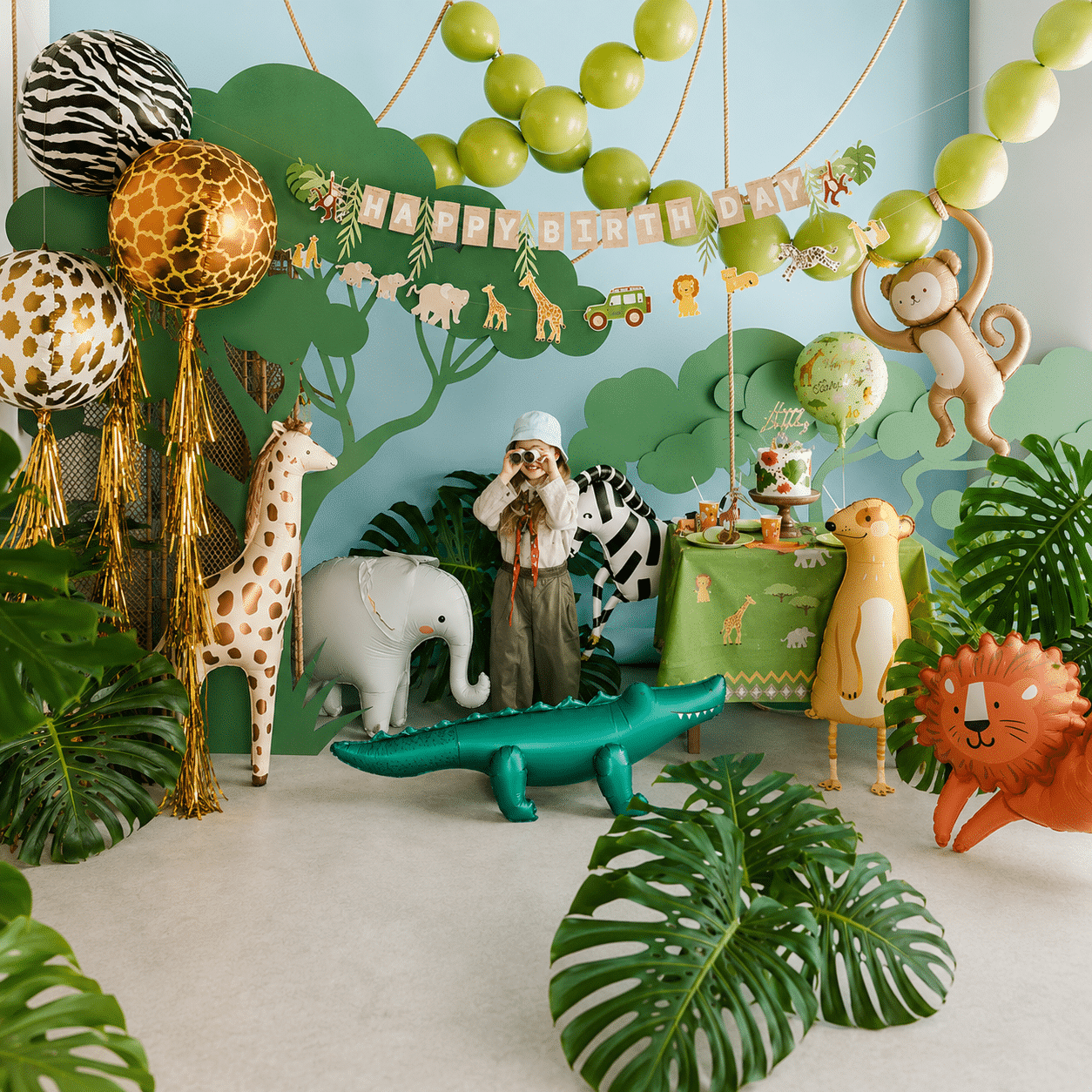 Staande folieballon giraffe 114 cm - 1 stuks Staande folieballon giraffe 114 cm - 1 stuks