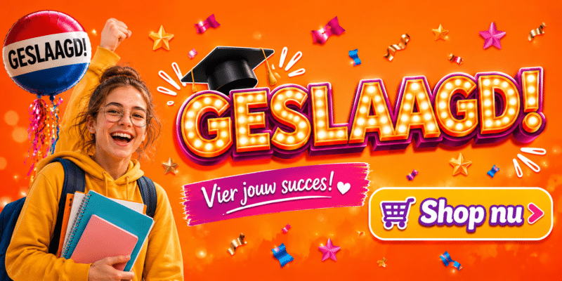 Geslaagd-versiering bekijken