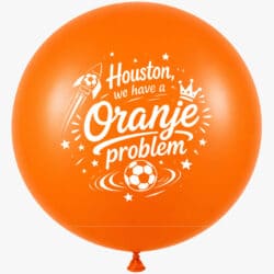 Houston, we have a Oranje problem 3ft latex ballon – oranje heliumballon WK 2026