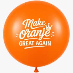 Make Oranje Great Again 3ft latex ballon – Oranje heliumballon WK 2026