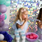 Backdrop wandpanelen set - iriserend - 30 x 30 cm Backdrop wandpanelen set - iriserend - 30 x 30 cm