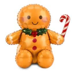 Folieballon gingerbread man 85,5 x 85 cm