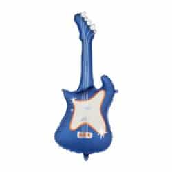 Folieballon gitaar navy blue 41 x 105 cm